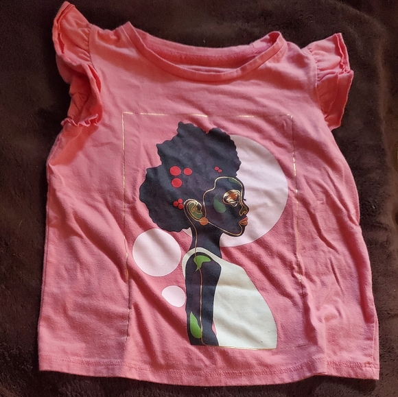 Target Other - Kids Pink Graphic T-Shirt Xs4/5